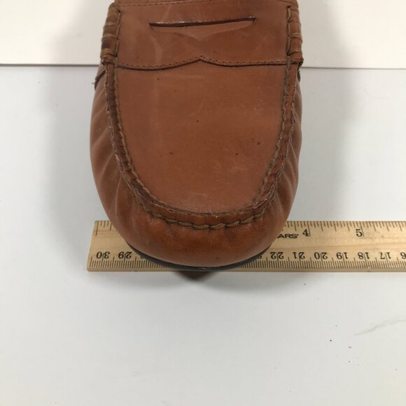 Polo Ralph Lauren Reynold Tan Loafers Driving Shoes Mens US 13D UK 12.5 EU 46 - Picture 12 of 16